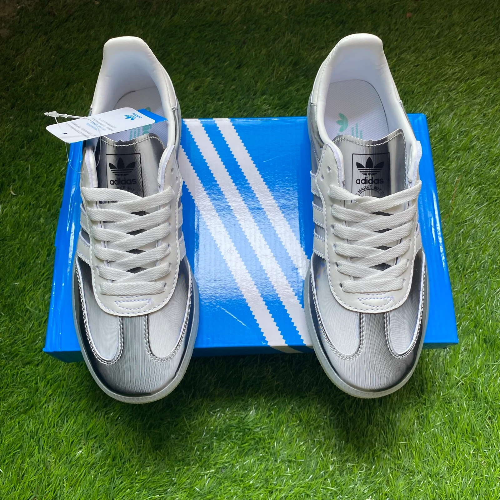 Adidas Samba Reflective Silver | Size 39 | Color Changing | New | With Box – photo 2